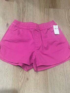 GAP Girls Hot Pink Elastic-Waist Shorts